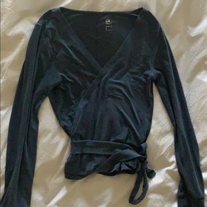 Ballet style yoga top